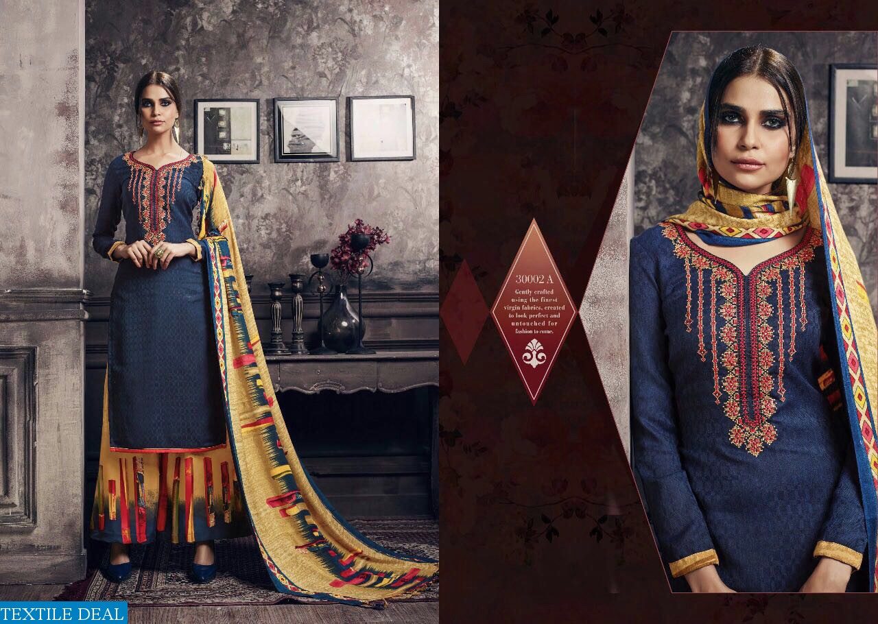Sargam aarzu vol-7 Wholesale Winter special dress material